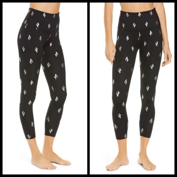 💕BEYOND YOGA💕 Cactus High Waisted Midi Legging Medium M NWT - Picture 11 of 16